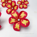 Printed PNG Flag Handmade Plumeria Flower Hair Pick